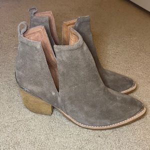 Jeffrey Campbell suede booties